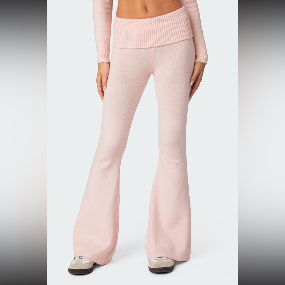 Pink Knitted Pants.